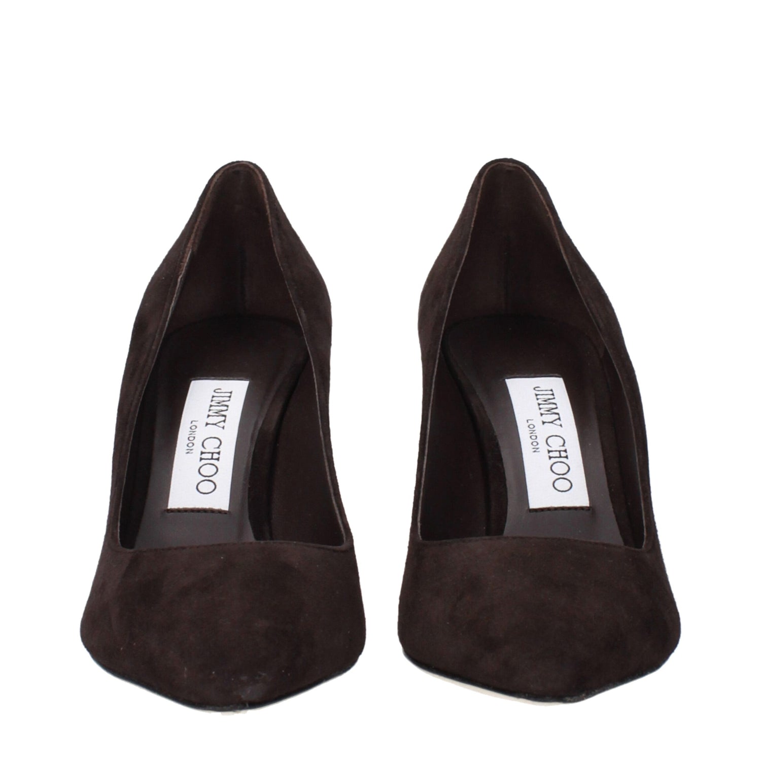 Brown Leather High Heel Pumps