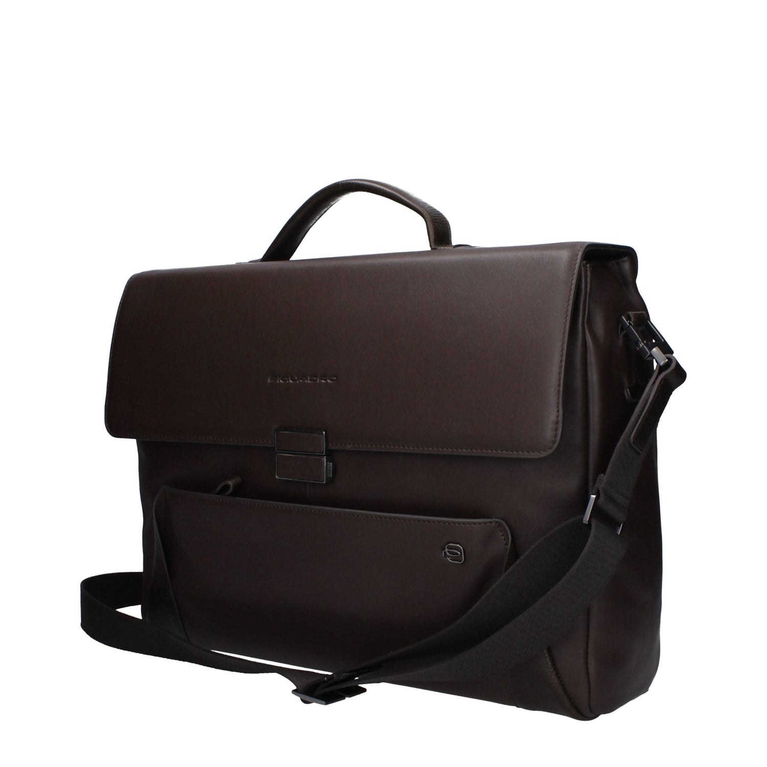 Brown Leather Business And Laptop Bag