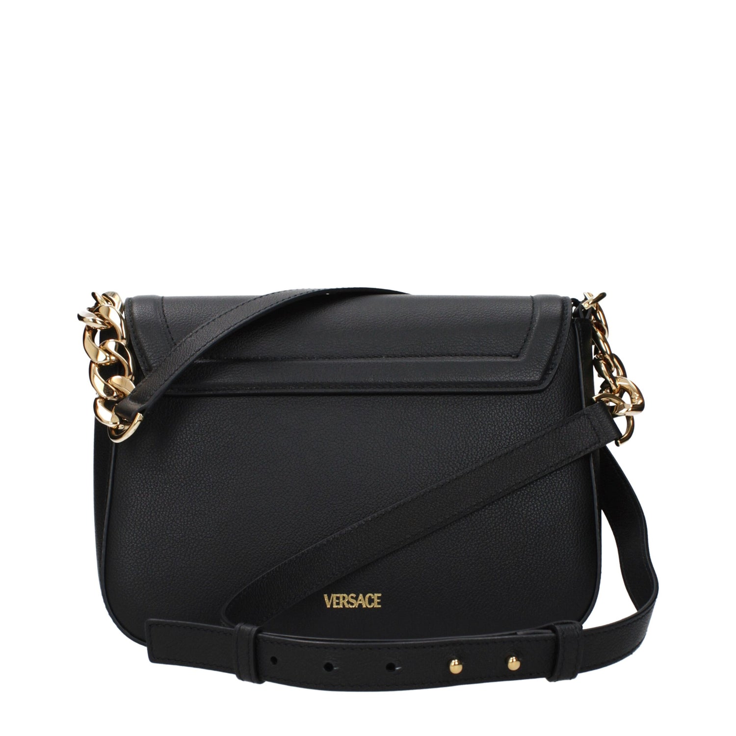 Black Leather Crossbody Bag