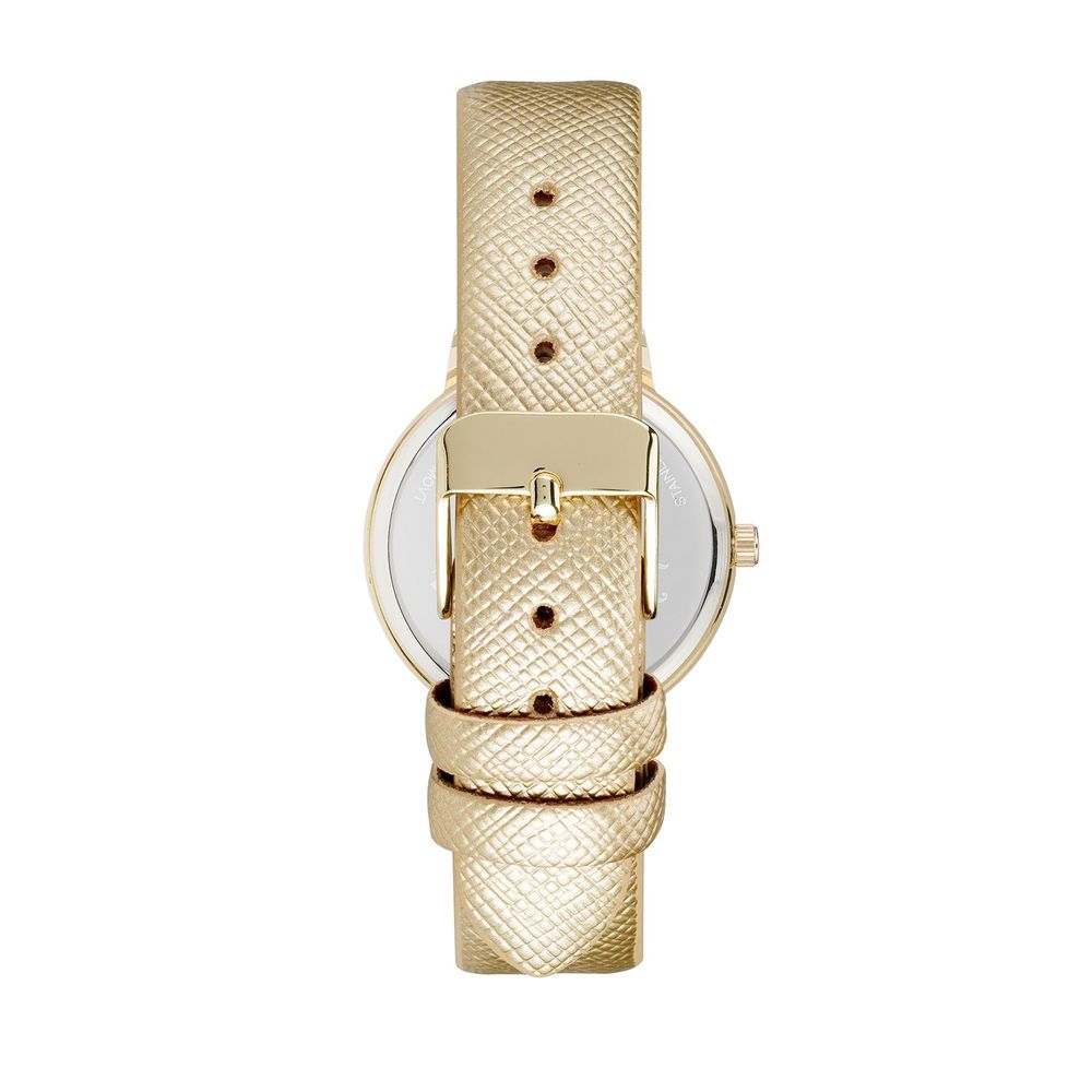 Gold Plastic Dress Watch