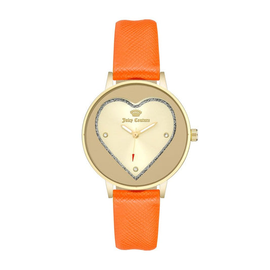 Orange Plastic Dress Watch
