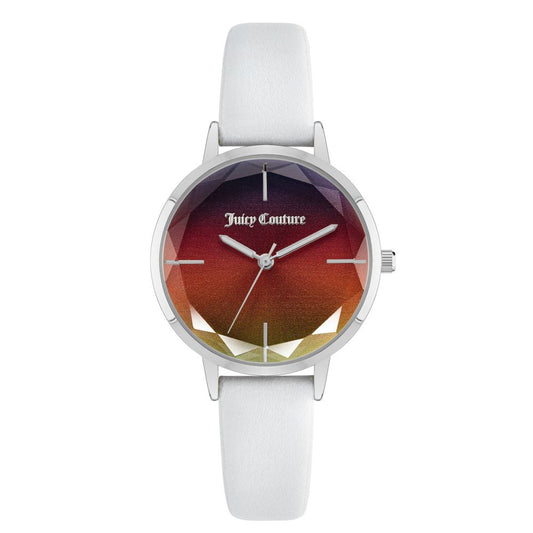 White Plastic Dress Watch