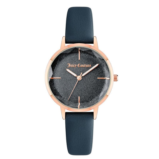 Blue Plastic Dress Watch
