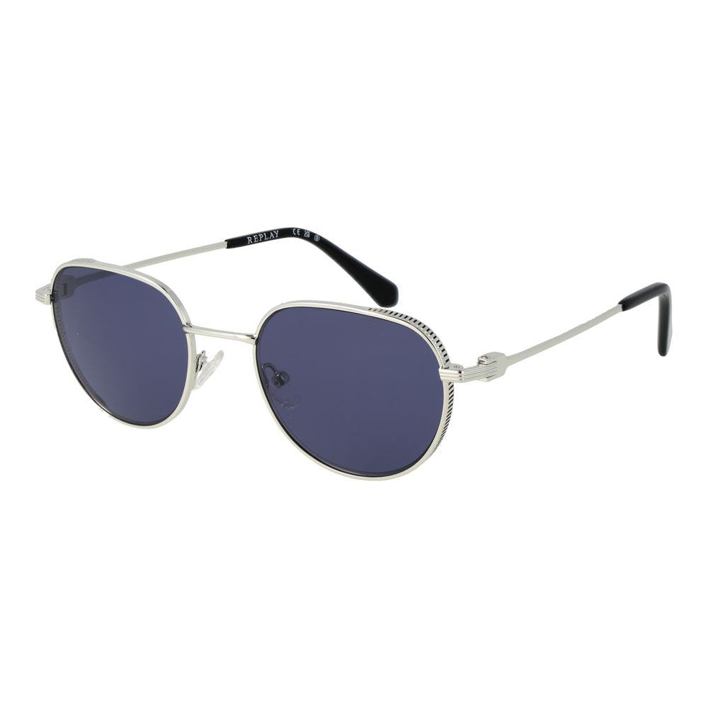 Silver Metal Sunglasses