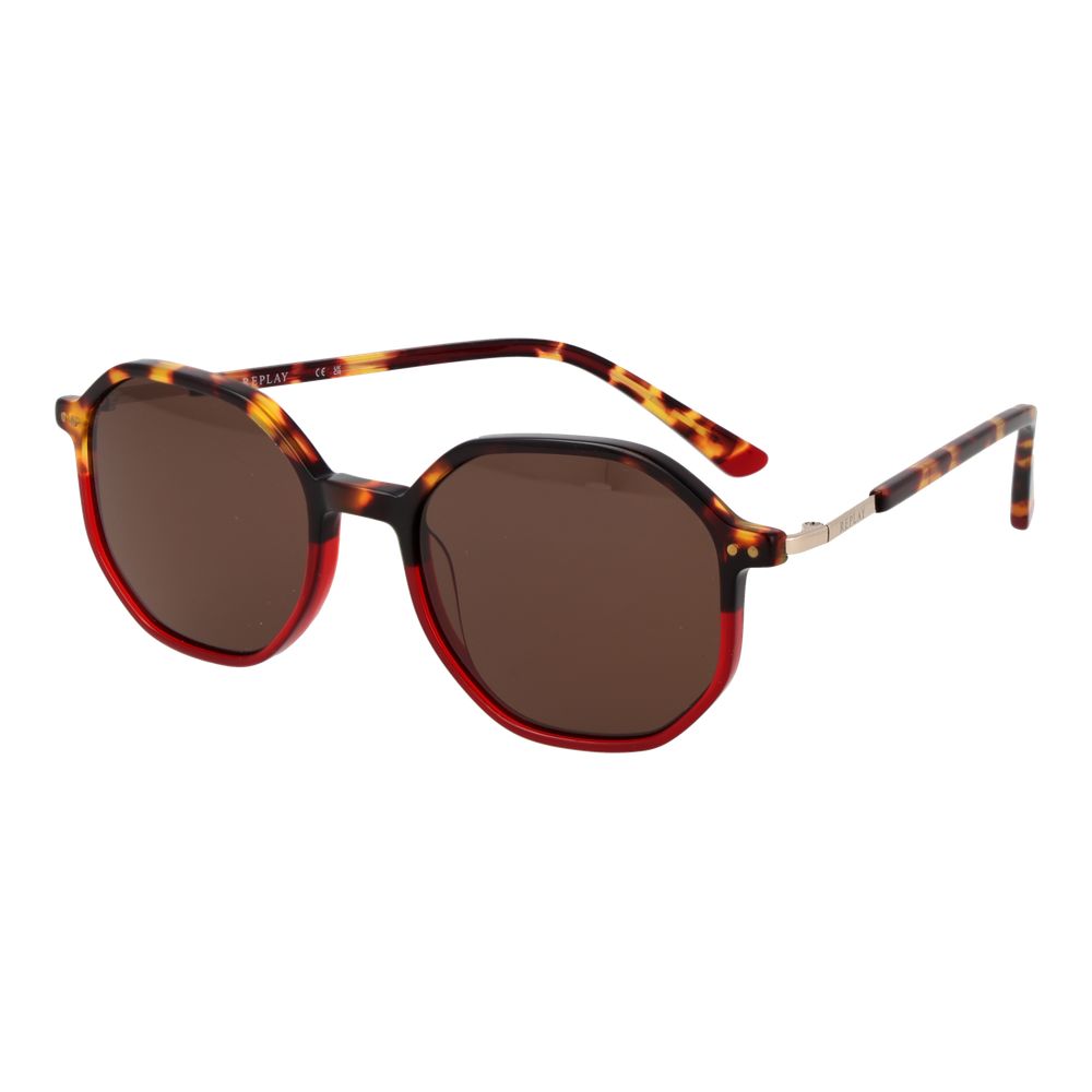 Brown Plastic Sunglasses