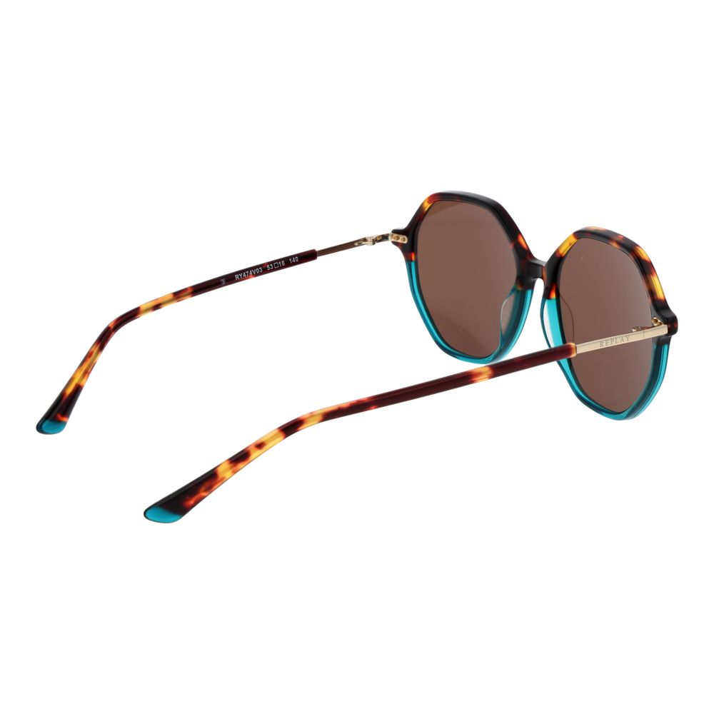 Brown Plastic Sunglasses
