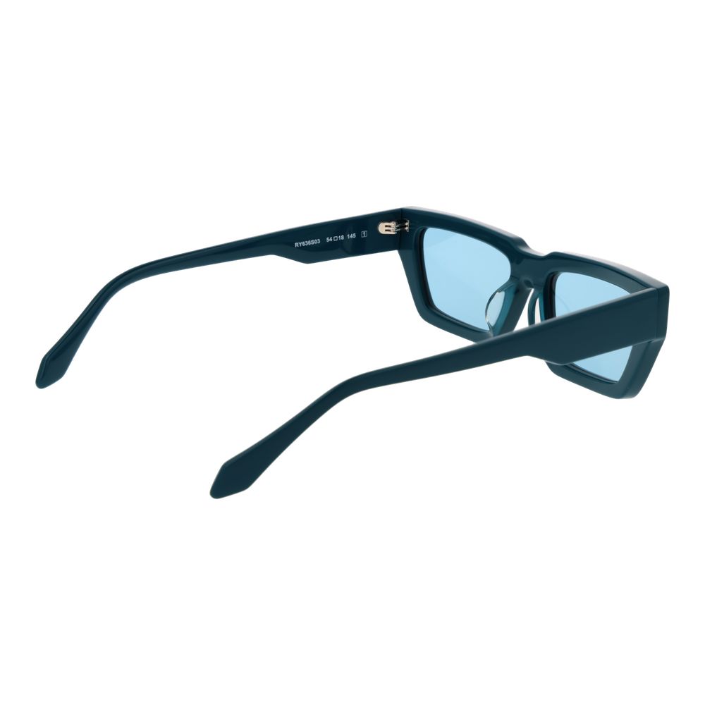 Turquoise Plastic Sunglasses
