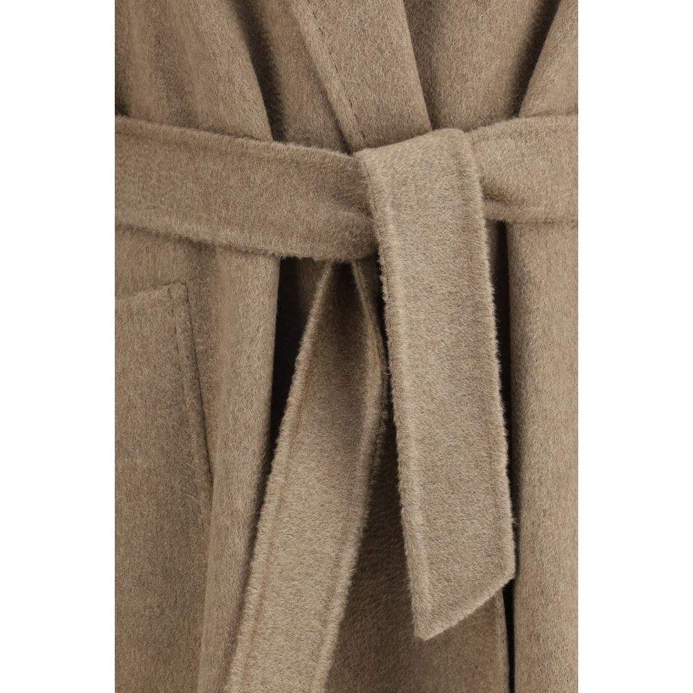 Beige Cashmere Coat