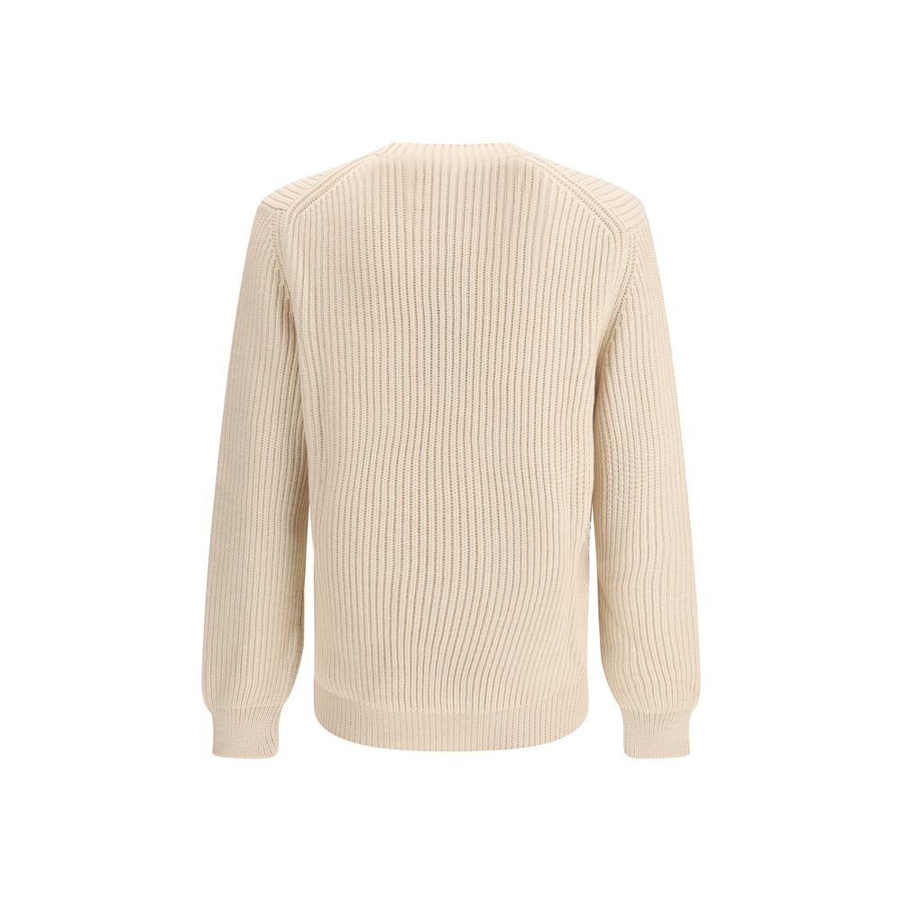 Beige Fleece Wool Sweatshirt