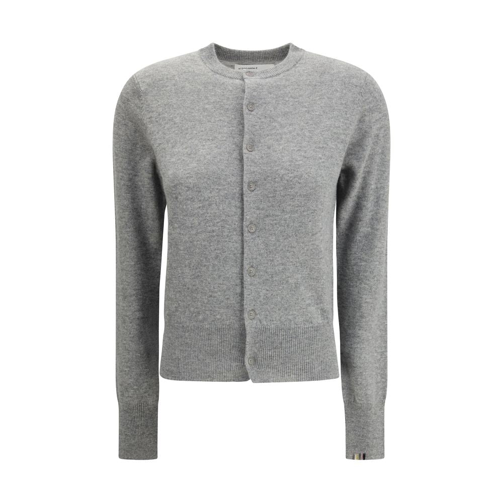 Gray Cashmere Cardigan
