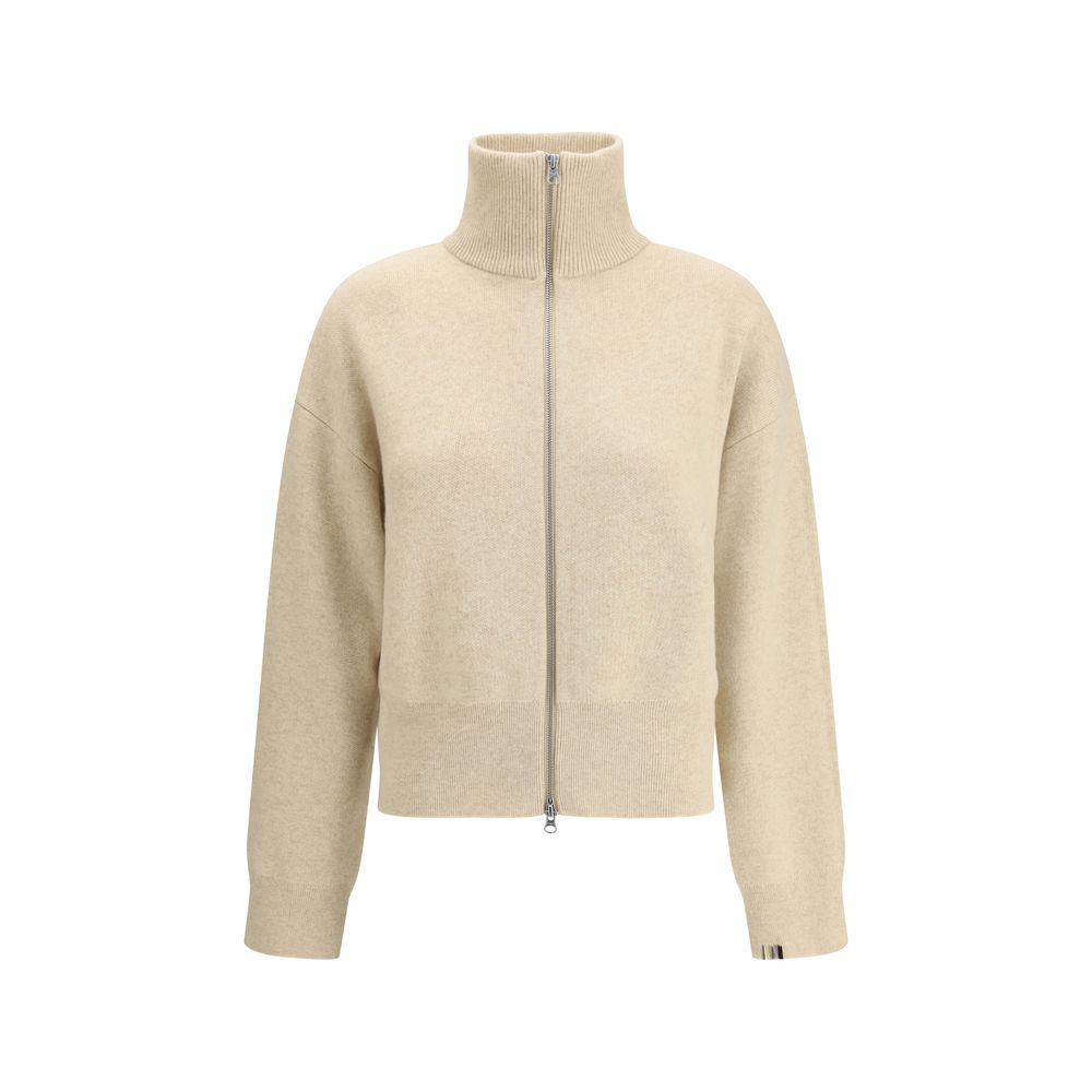 Beige Cashmere Bomber