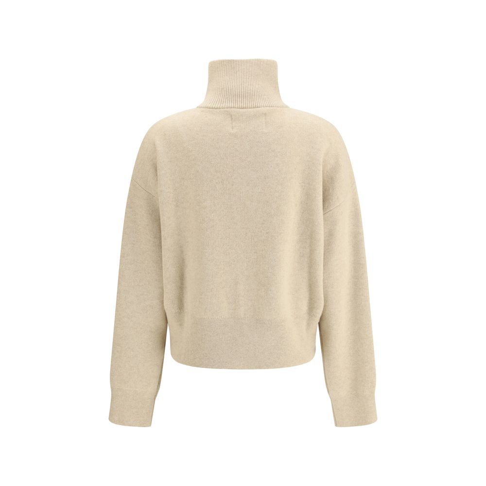 Beige Cashmere Bomber