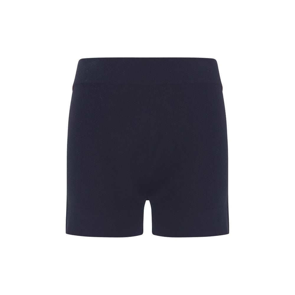 Blue Cotton Shorts