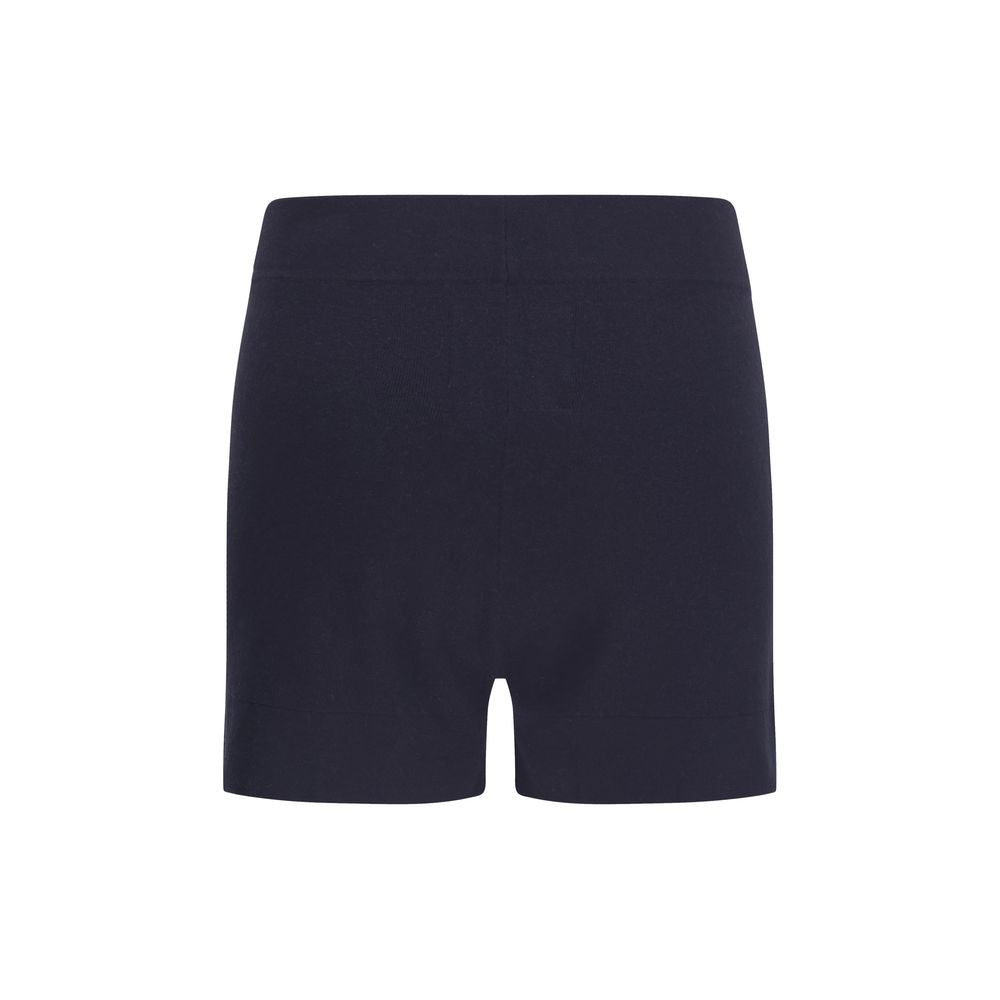 Blue Cotton Shorts