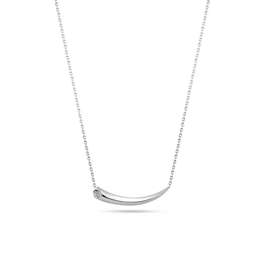 Gray Stainless Steel Necklace