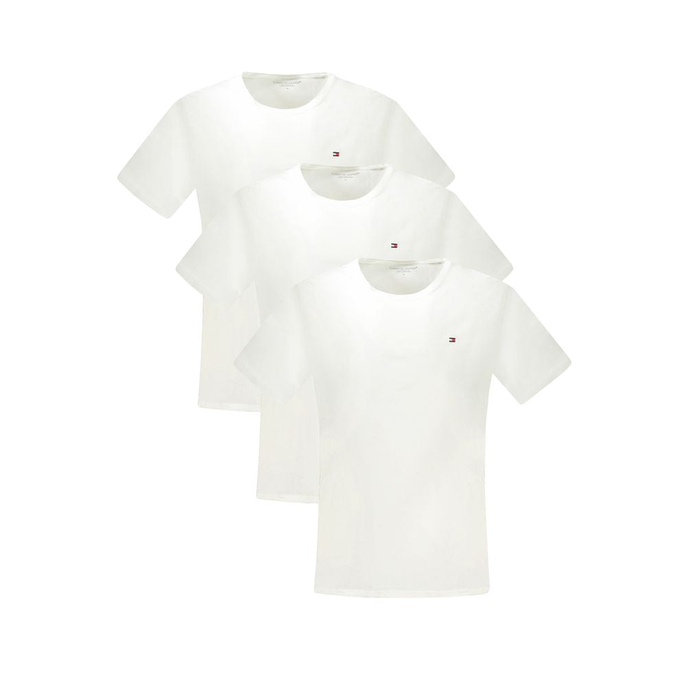 White Cotton Men's T-Shirt