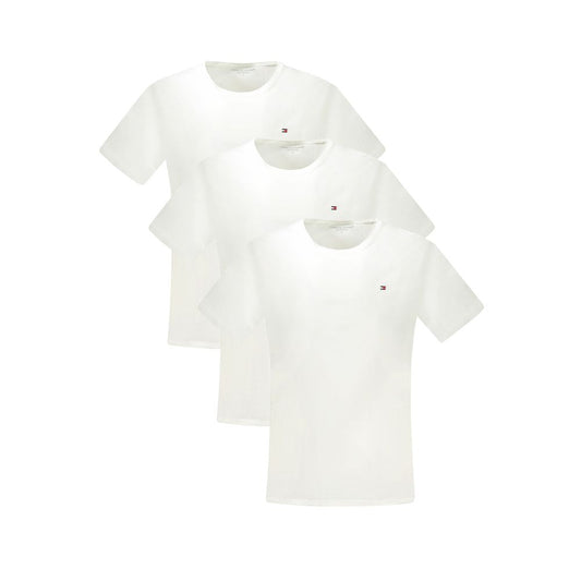 White Cotton Men's T-Shirt
