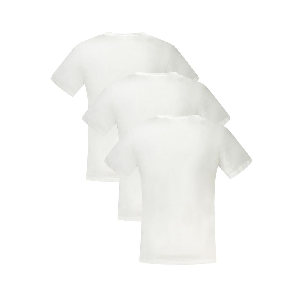 White Cotton Men's T-Shirt