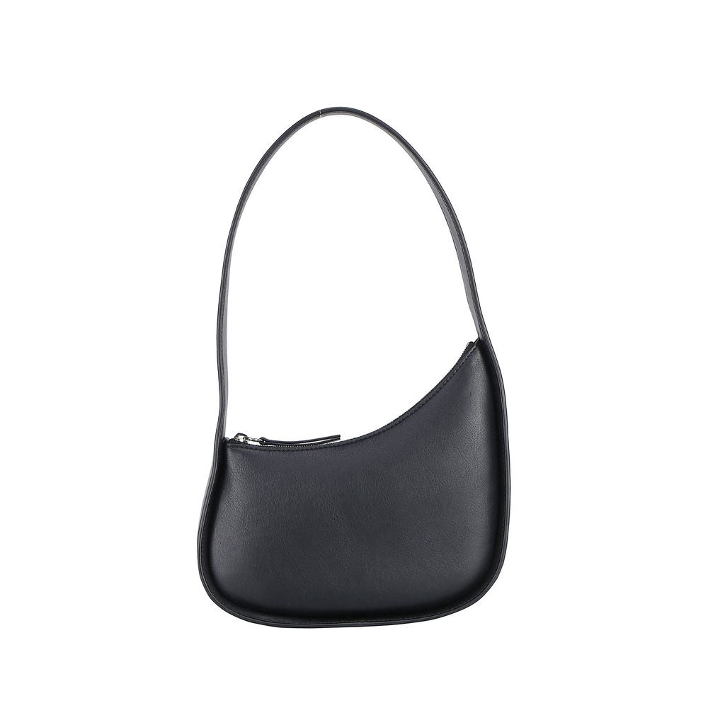 Black Calf Leather Bos Taurus Shoulder Bag