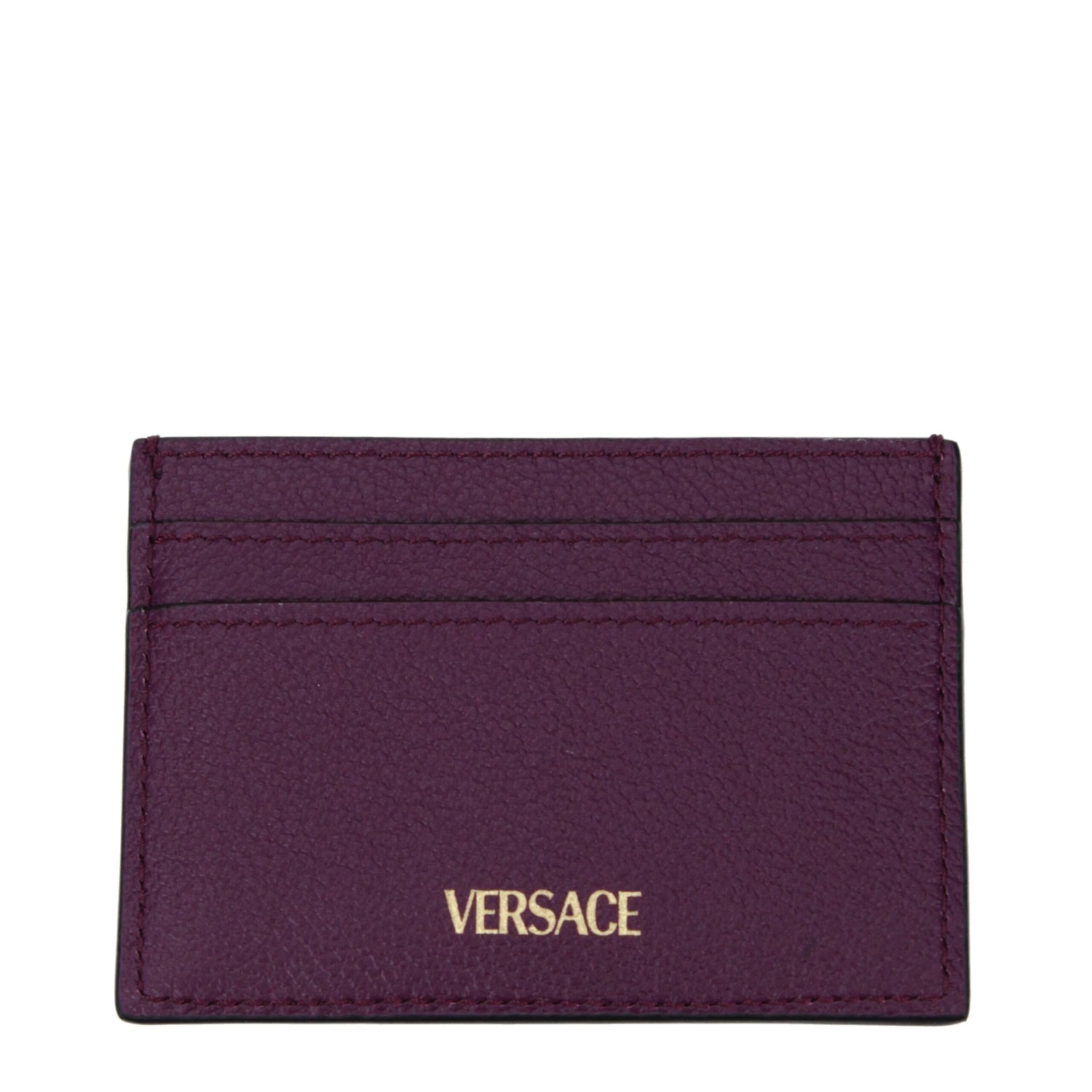 Purple Leather Cardholder