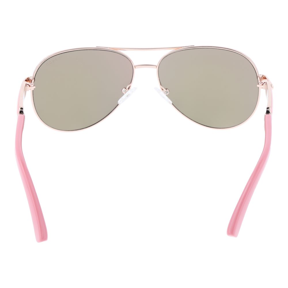 Rose Gold Metal Sunglasses