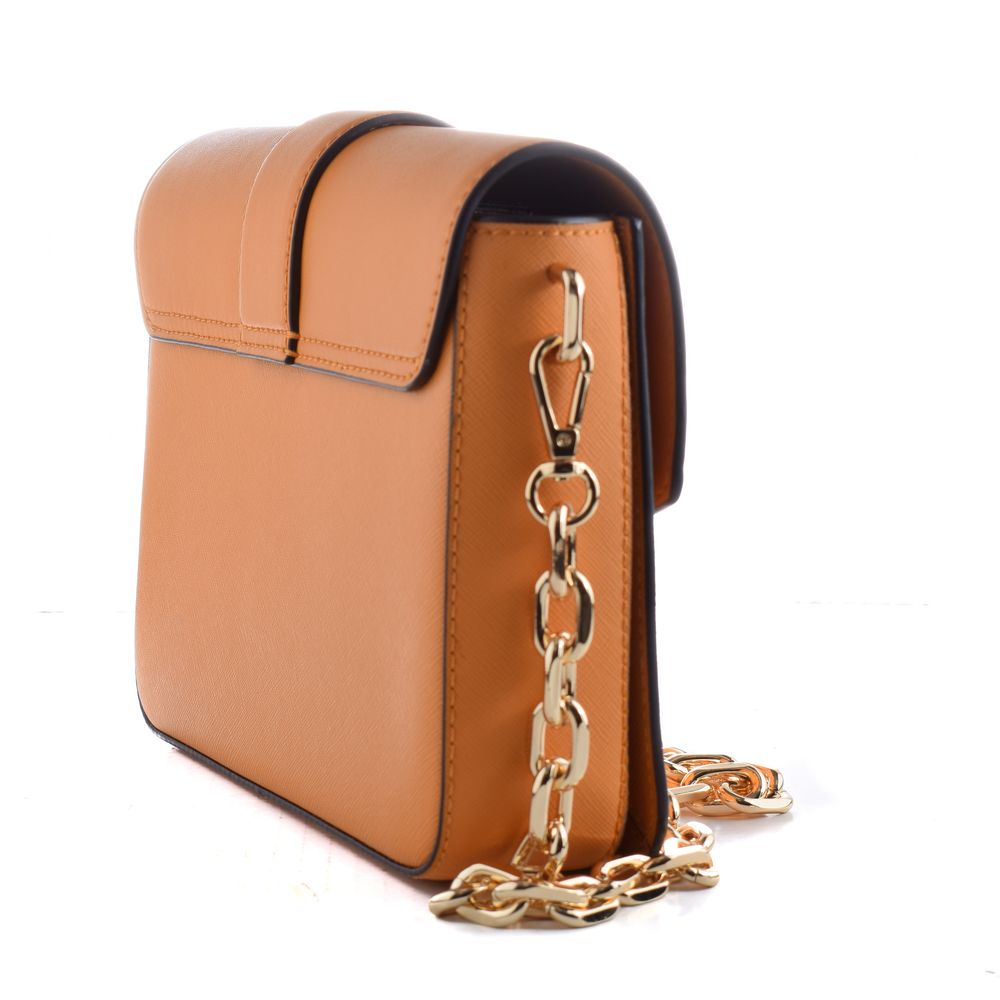 Orange Leather Handbag