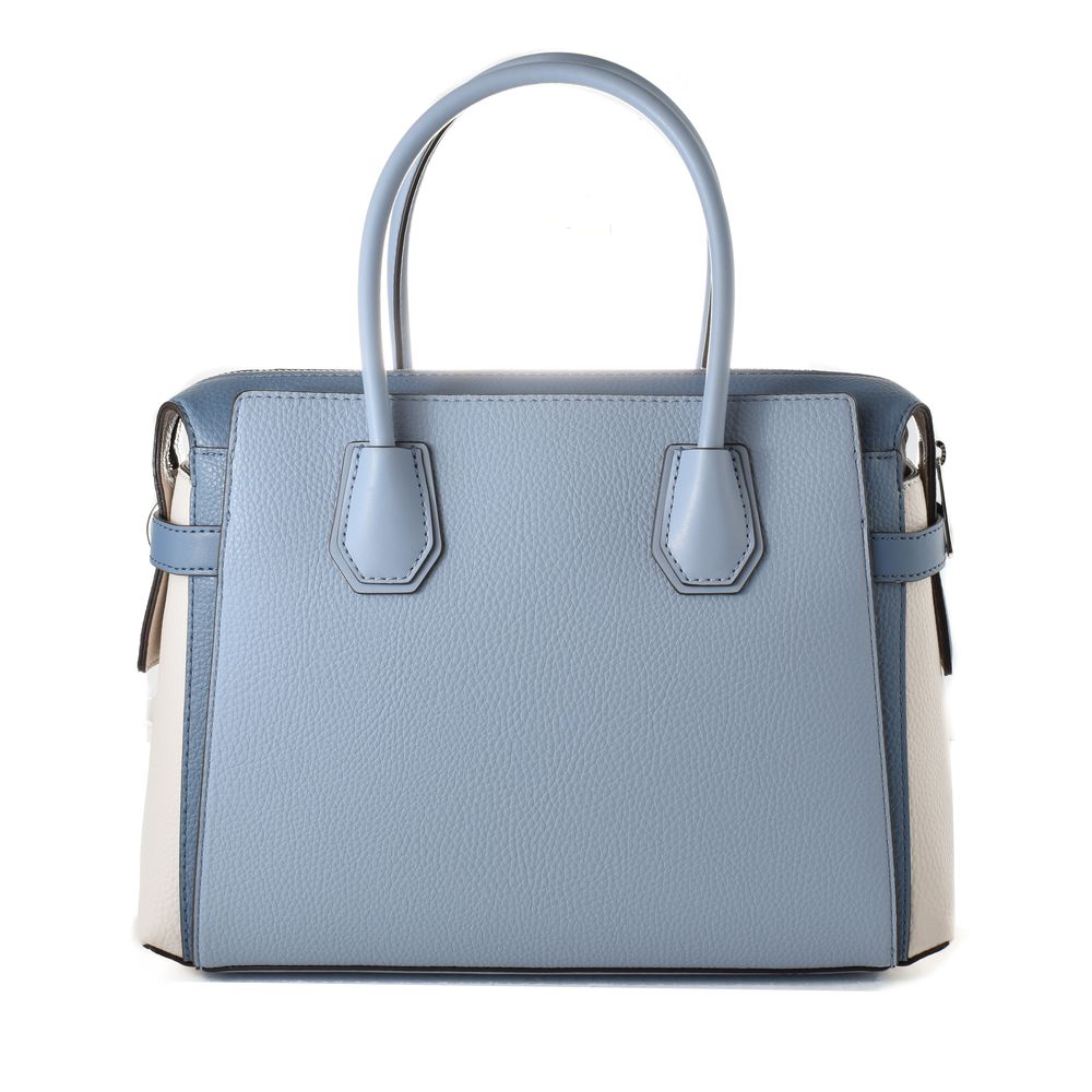 Blue Leather Handbag