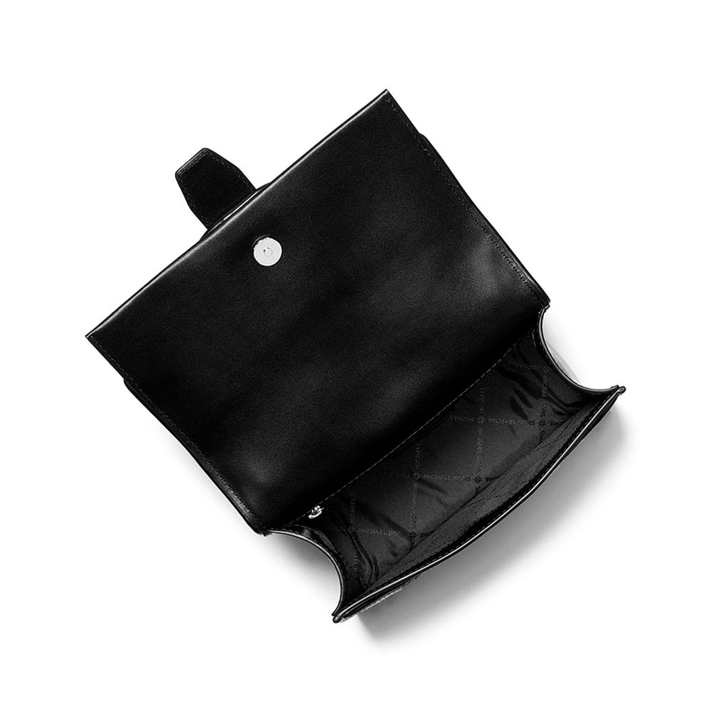 Black Leather Shoulder Bag