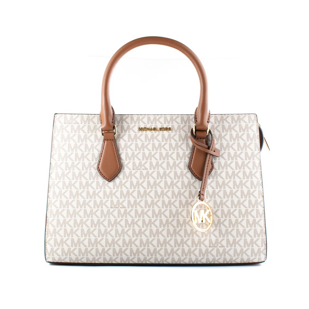 Beige Canvas Handbag