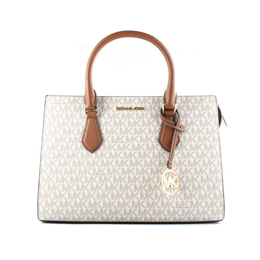 Beige Canvas Handbag