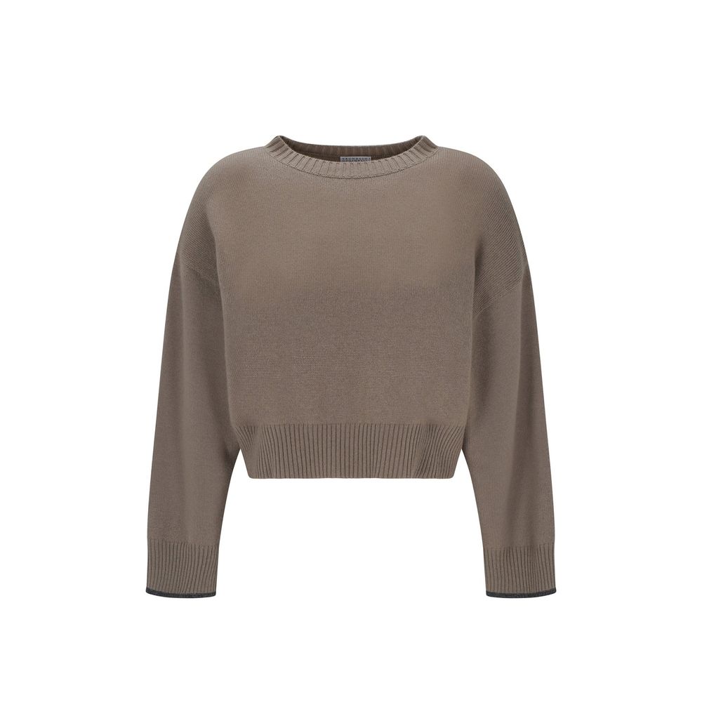 Beige Cashmere Cashmere Sweater
