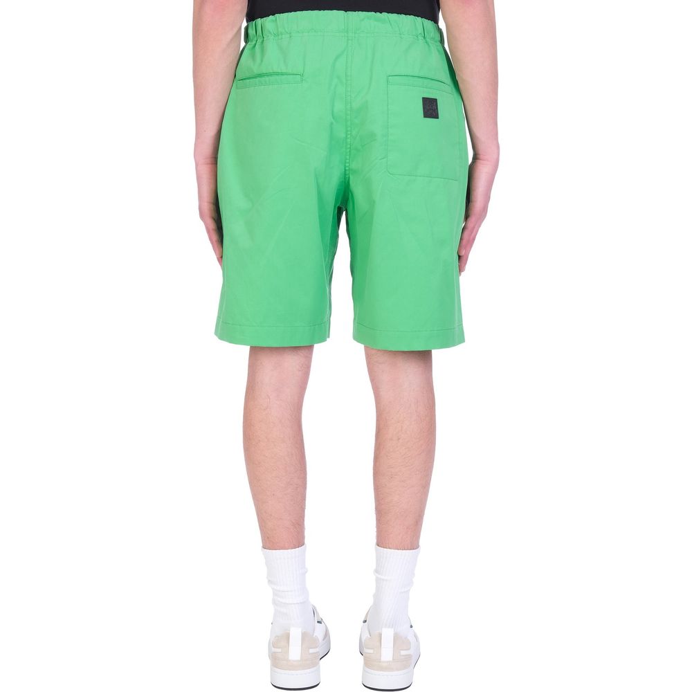 Bicolor Cotton Shorts