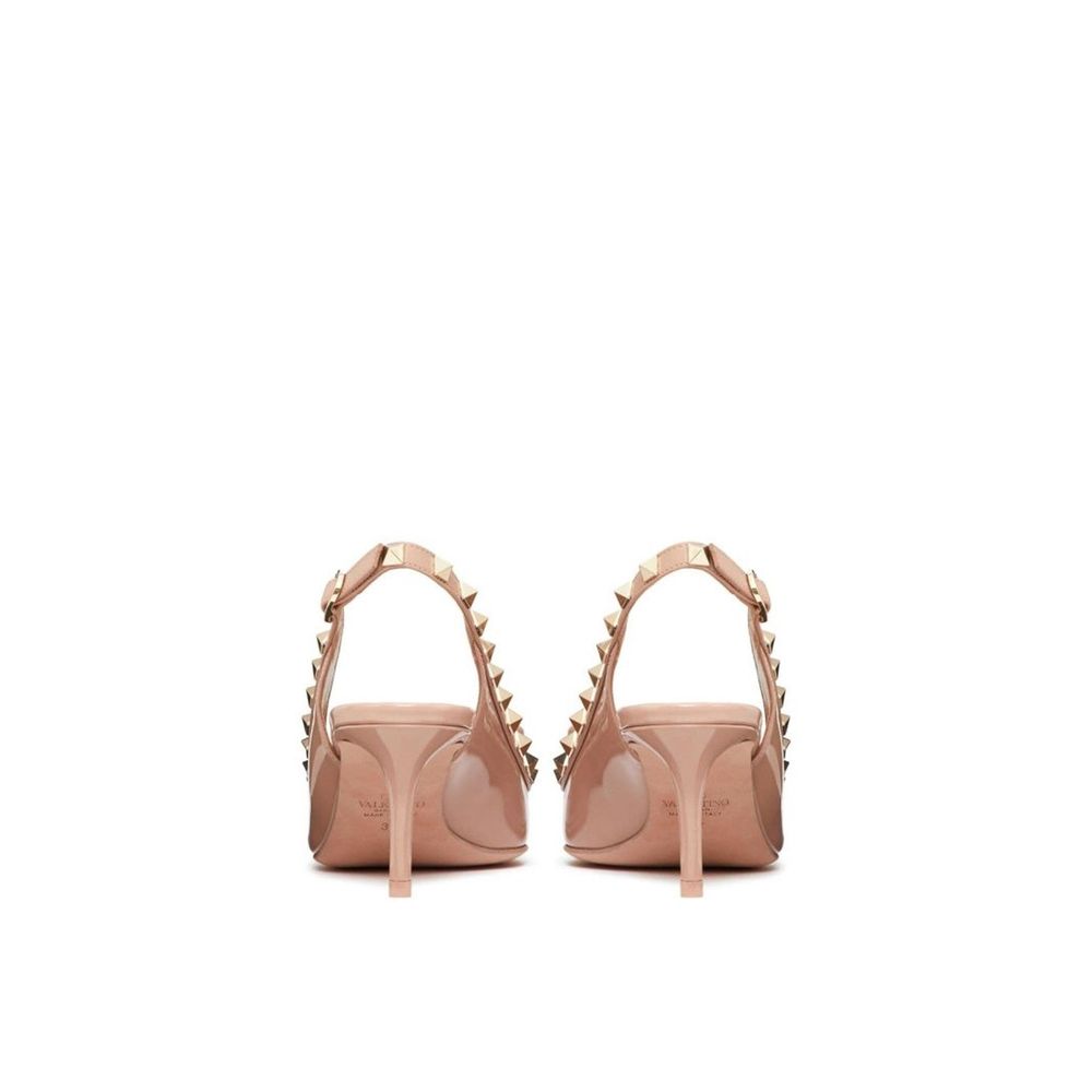 Beige Calfskin Pumps