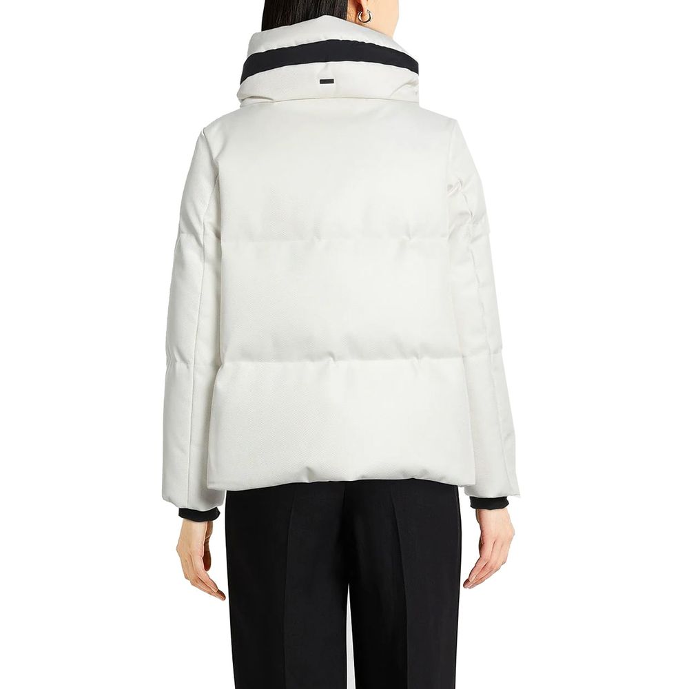 White Polyester Coat