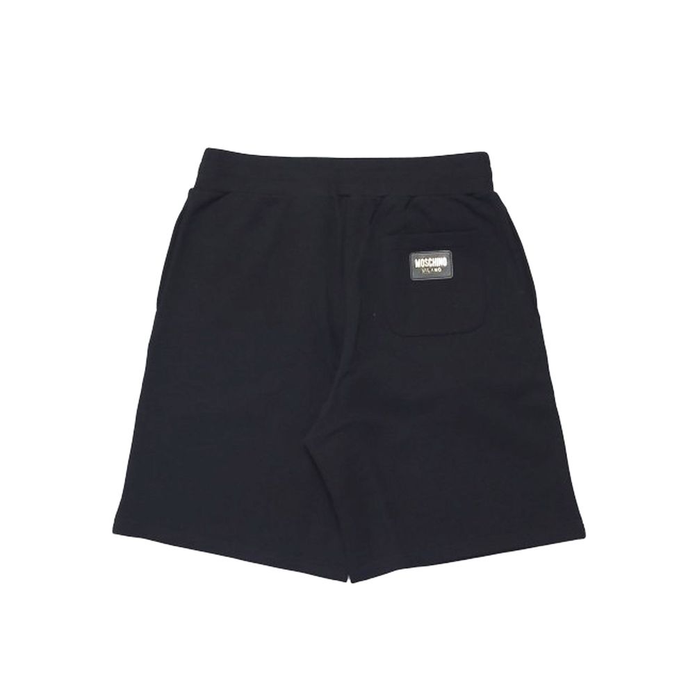 Black Cotton Shorts