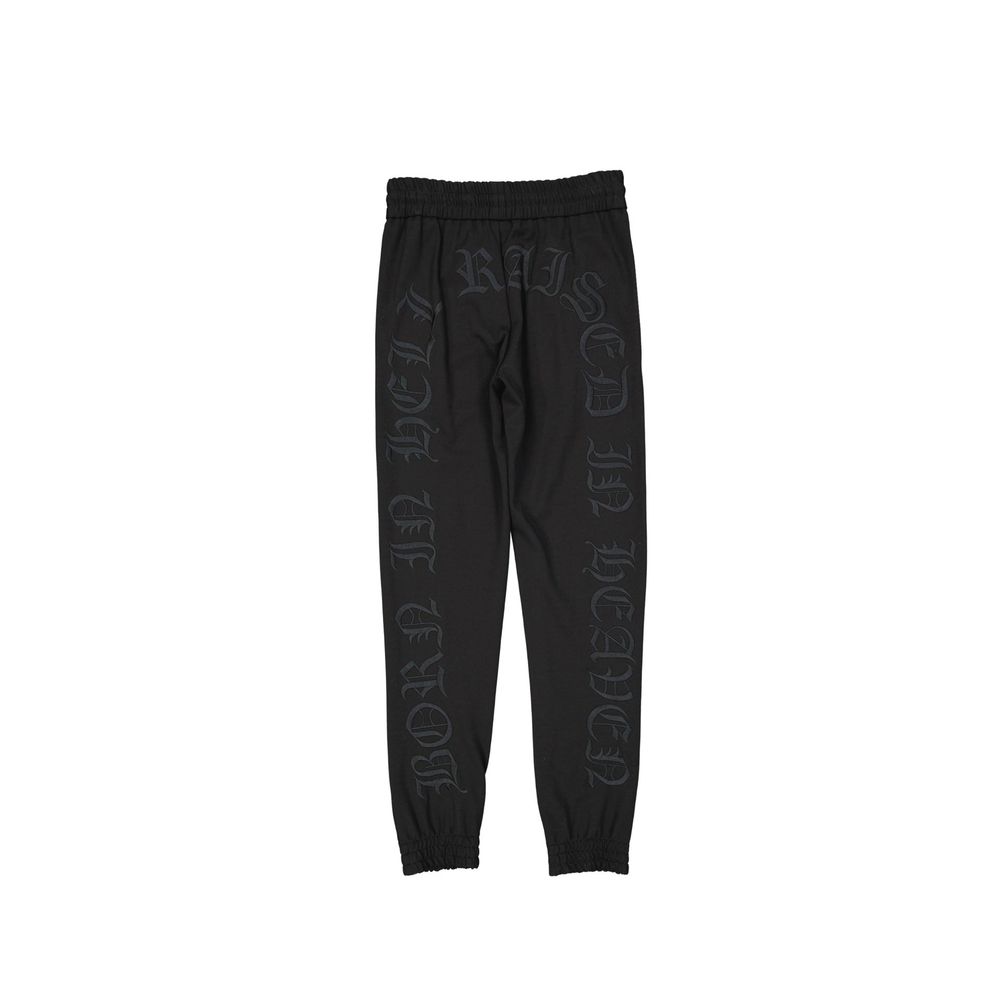 Black Elastane Joggers (Workout Pants)