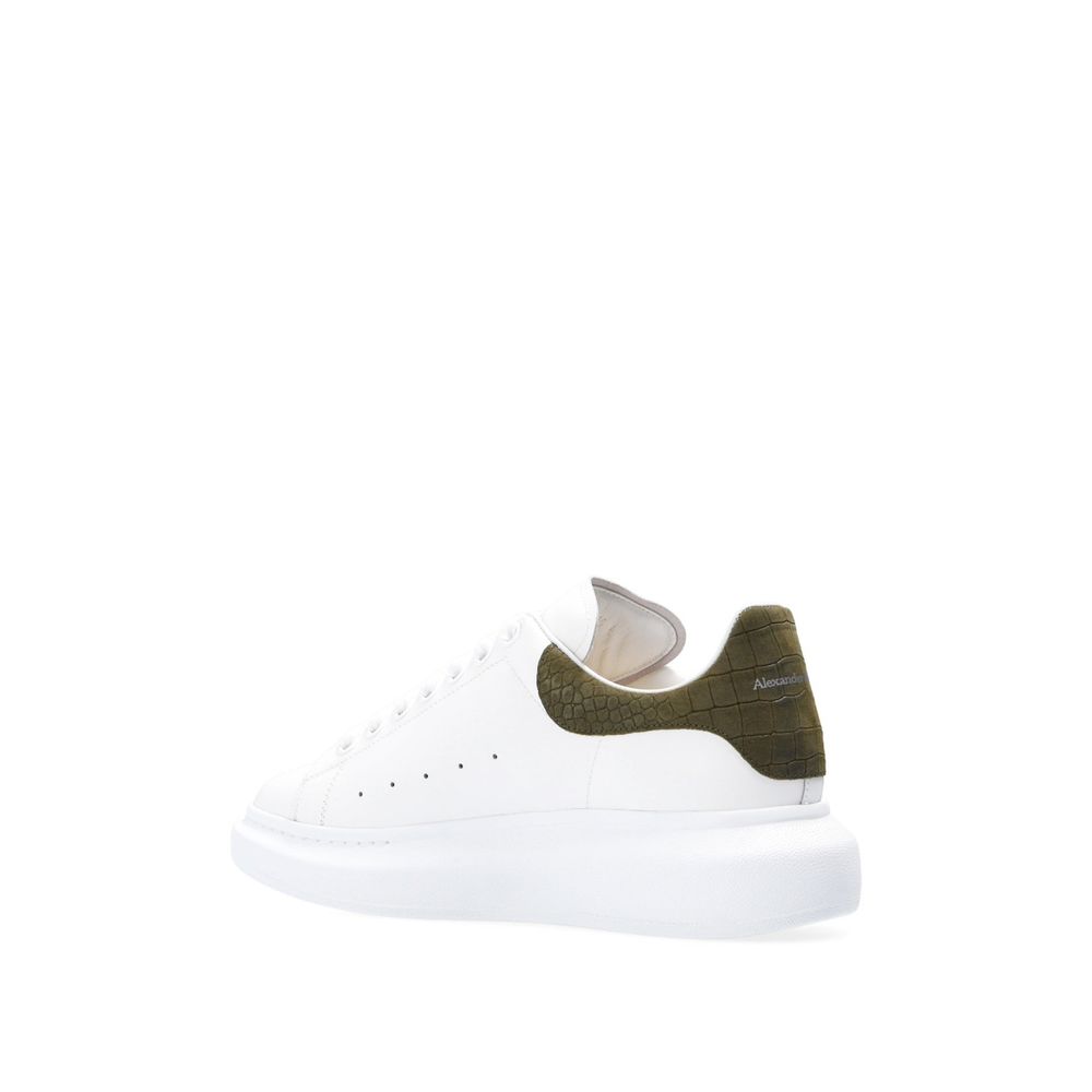 White Calfskin Low Top Sneakers