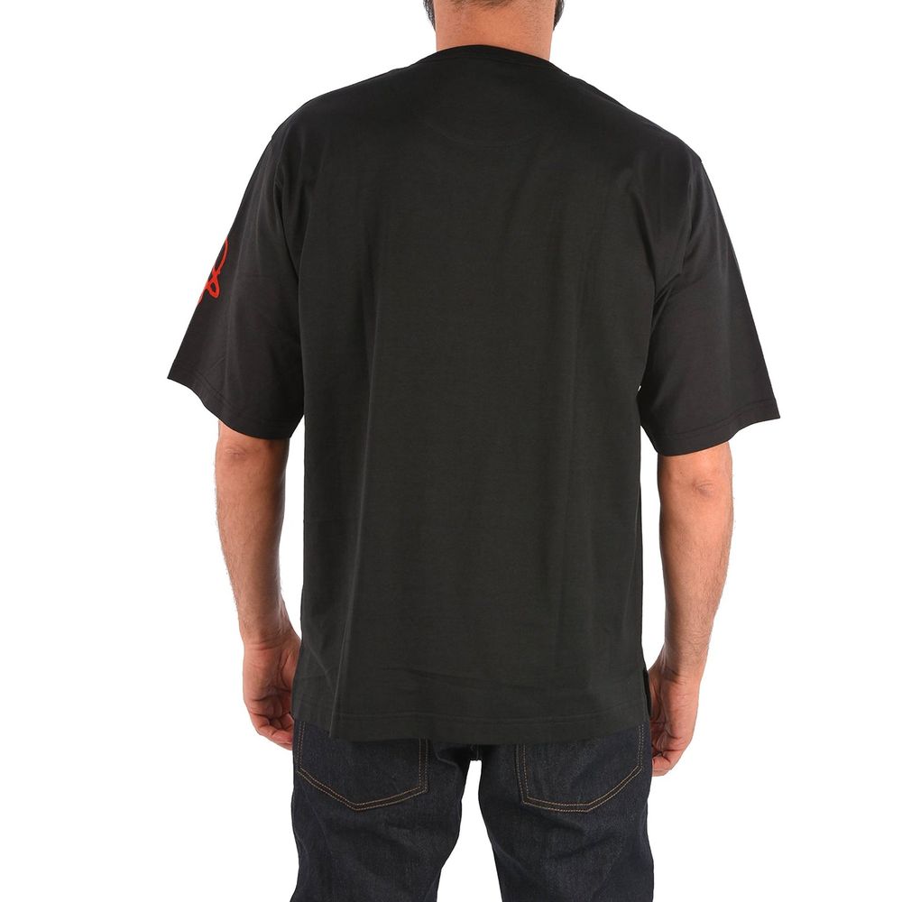 Black Cotton T-Shirt