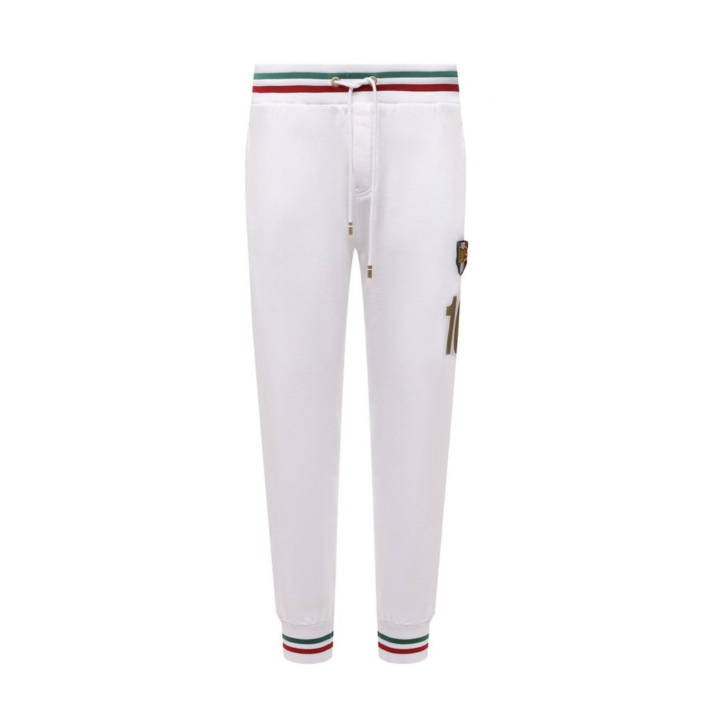White Cotton Joggers (Workout Pants)
