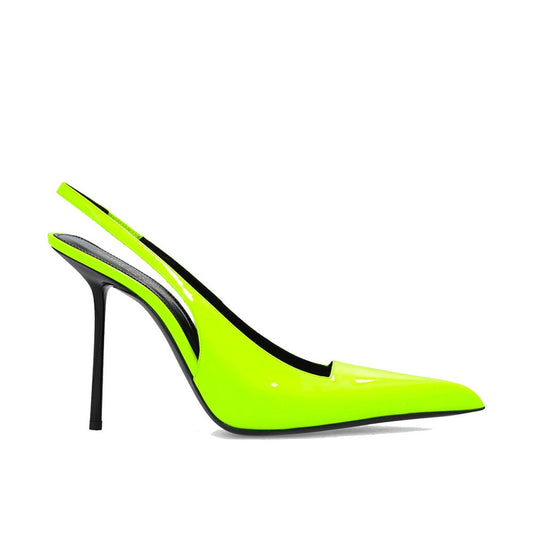 Bicolor Calfskin Platform Pumps