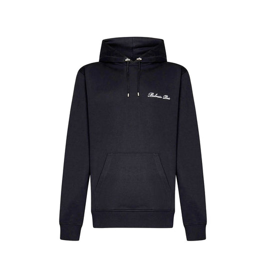 Black Cotton Sweatshirt