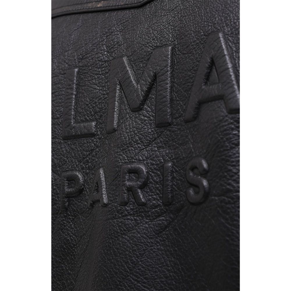 Black Leather Biker Jacket