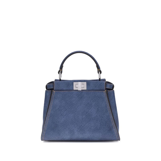 Blue Calf Leather Bos Taurus Shoulder Bag