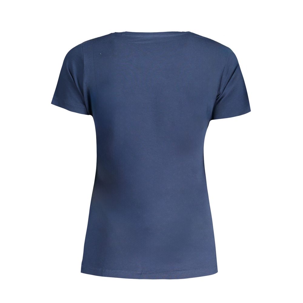 Blue Cotton Women's T-Shirt