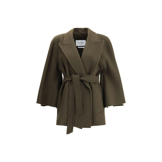 Bicolor Camel Hair  Coat
