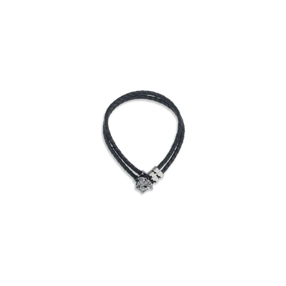 Black Calf Leather Bos Taurus Bracelet
