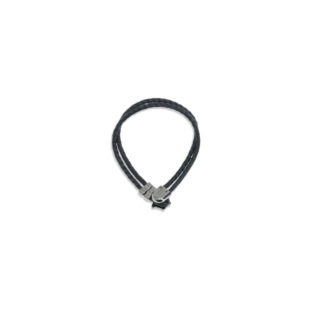 Black Calf Leather Bos Taurus Bracelet