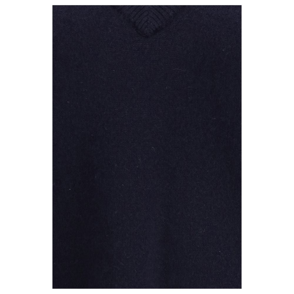 Blue Cashmere Sweatshirt
