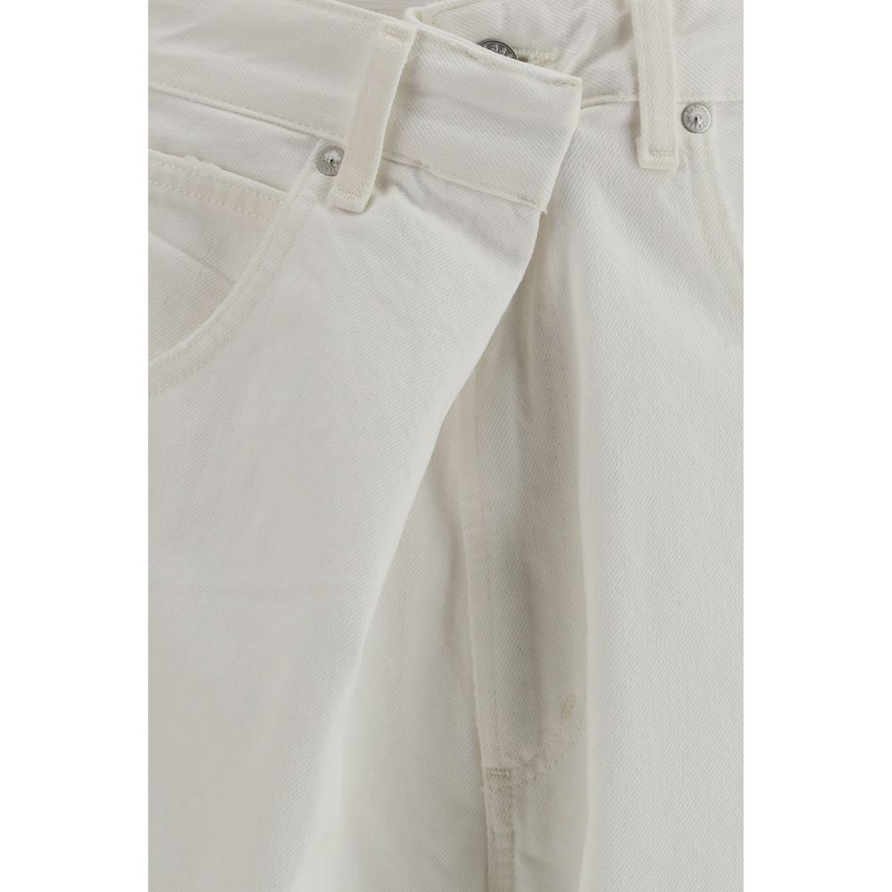 White Cotton Jeans Denim