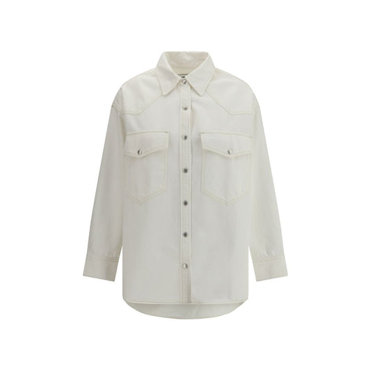 White Denim Shirt